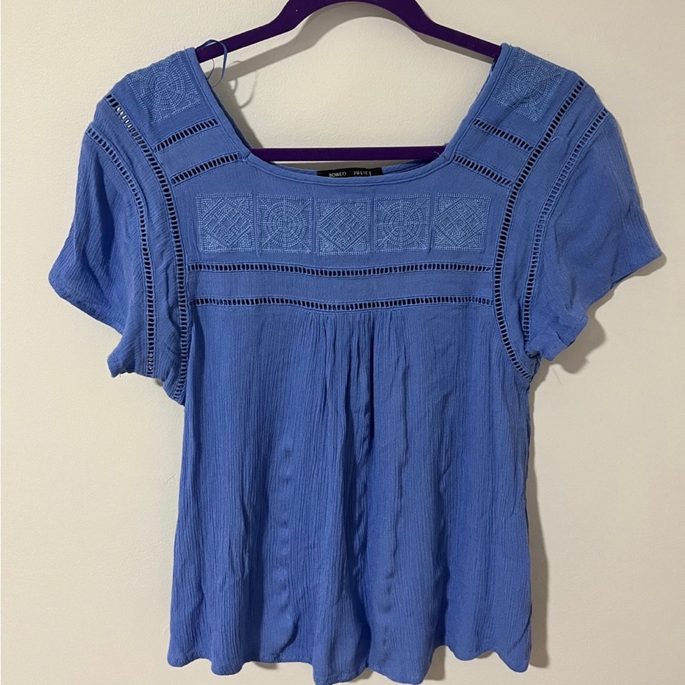 periwinkle blouse